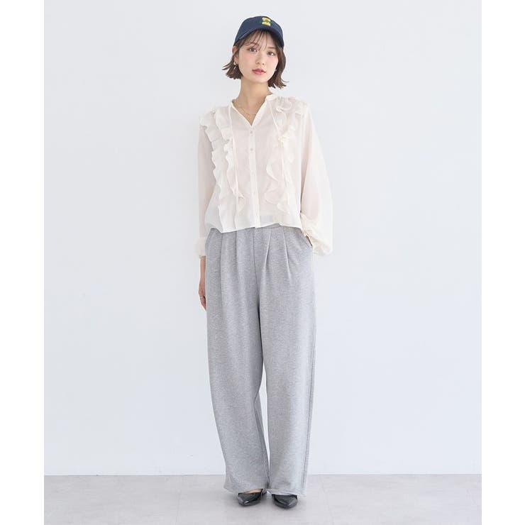 フリルリボンブラウス | earth music&ecology  | 詳細画像9 