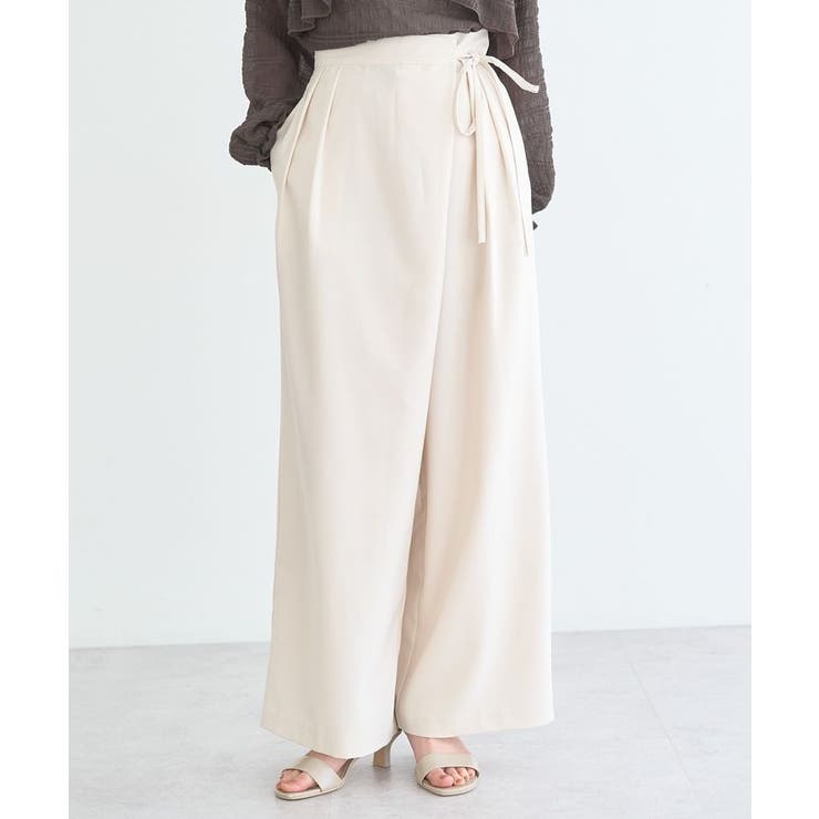 アイボリー | ラップパンツ | earth music&ecology 