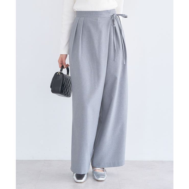 グレー | ラップパンツ | earth music&ecology 