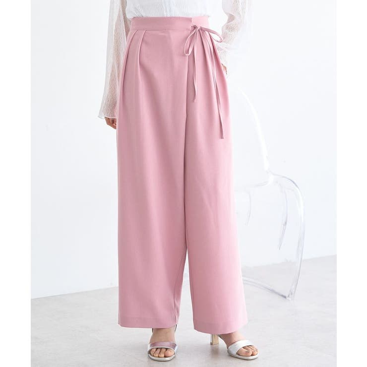 ピンク | ラップパンツ | earth music&ecology 