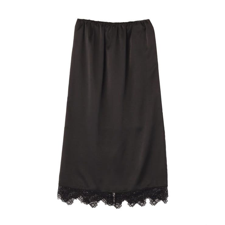 サテンレーススカート | earth music&ecology  | 詳細画像34 