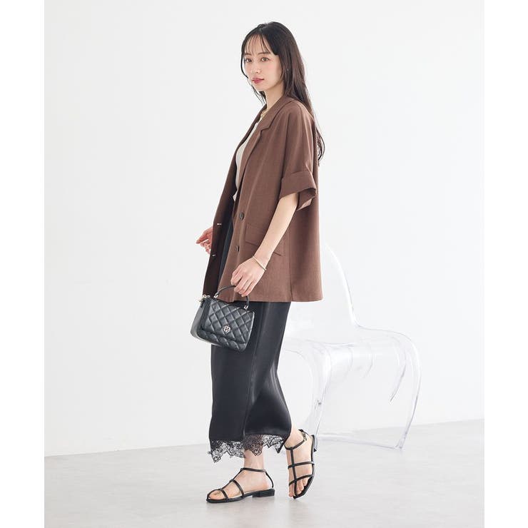 サテンレーススカート | earth music&ecology  | 詳細画像6 