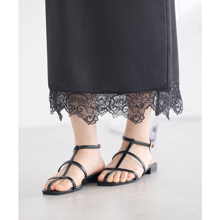 サテンレーススカート | earth music&ecology  | 詳細画像25 