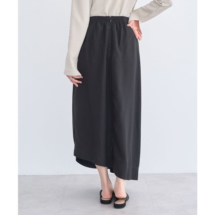 ウエストツイストアシメスカート | earth music&ecology  | 詳細画像4 