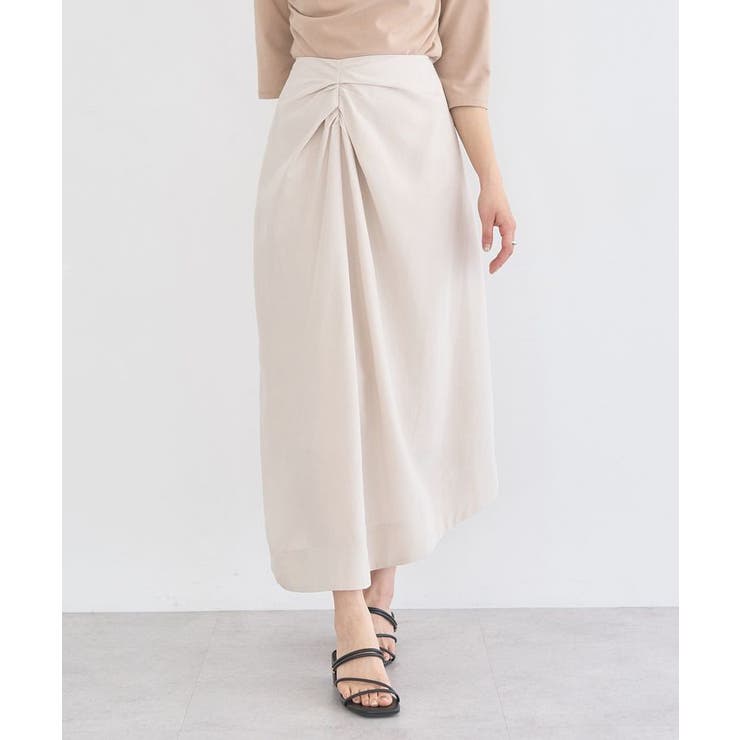 ウエストツイストアシメスカート | earth music&ecology  | 詳細画像8 