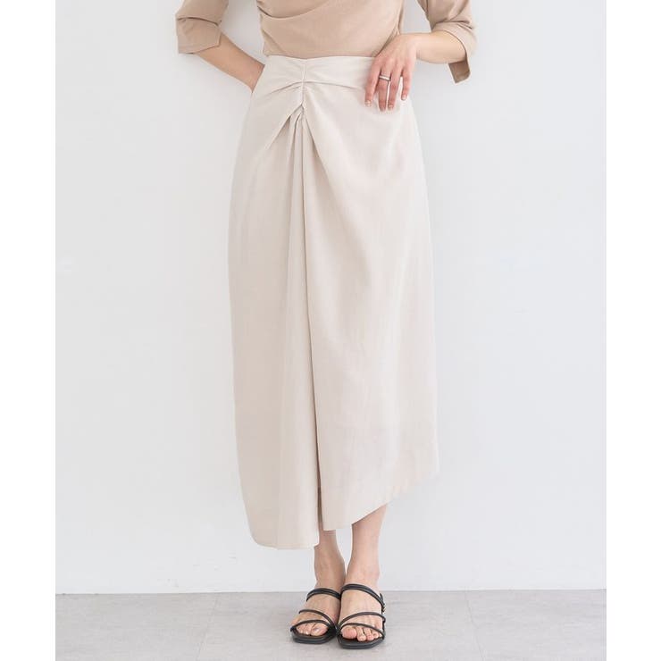 ウエストツイストアシメスカート | earth music&ecology  | 詳細画像9 