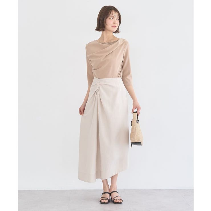 レースレイヤードドレーププルオーバー | earth music&ecology  | 詳細画像11 