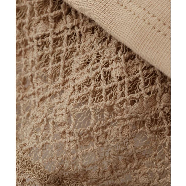 レースレイヤードドレーププルオーバー | earth music&ecology  | 詳細画像30 