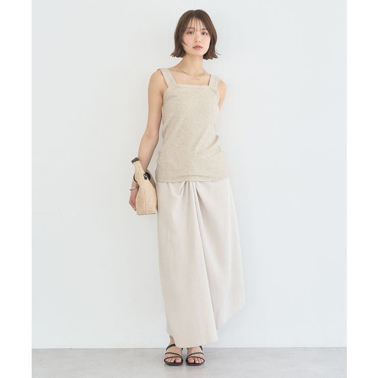 チェーンリブラメカットタンクトップ | earth music&ecology  | 詳細画像7 