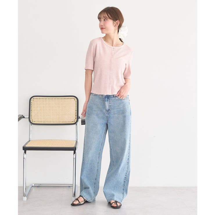 チェーンリブラメカットソー | earth music&ecology  | 詳細画像10 