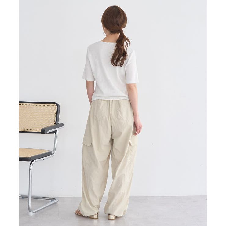 チェーンリブラメカットソー | earth music&ecology  | 詳細画像14 