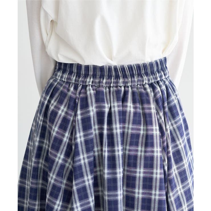 イレヘムチェックシャツライクスカート | earth music&ecology  | 詳細画像20 