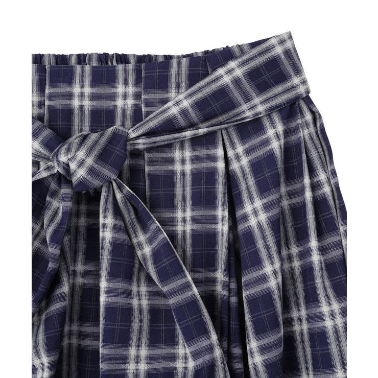 イレヘムチェックシャツライクスカート | earth music&ecology  | 詳細画像25 