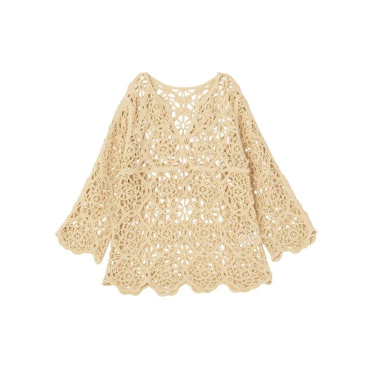 クロシェ風プルオーバー | earth music&ecology  | 詳細画像30 