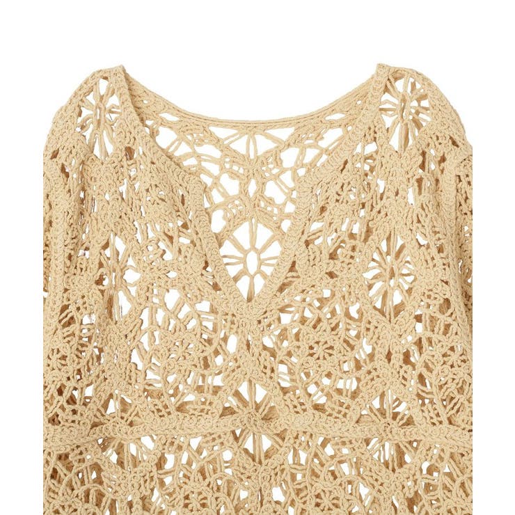 クロシェ風プルオーバー | earth music&ecology  | 詳細画像23 