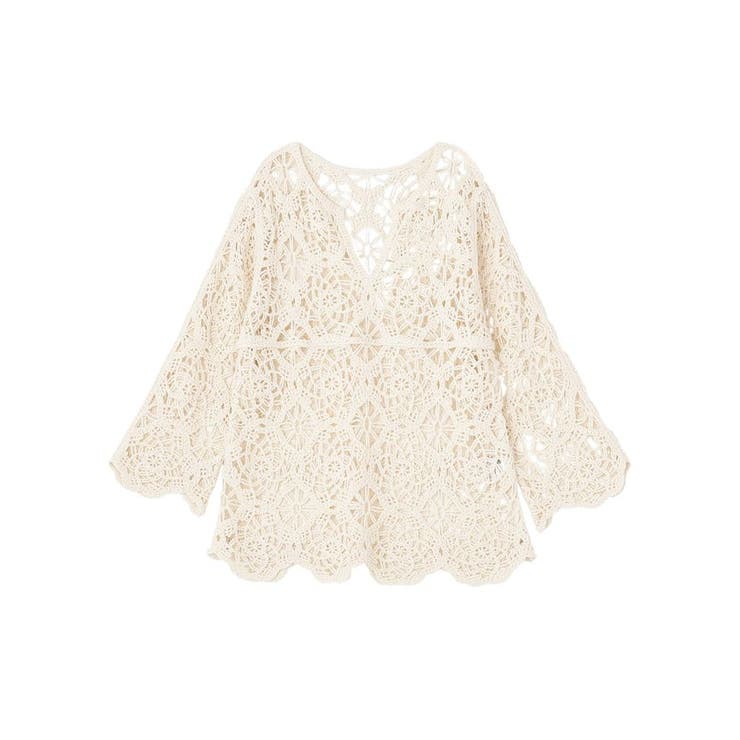 クロシェ風プルオーバー | earth music&ecology  | 詳細画像28 