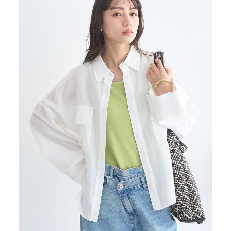 Wポケットシャツ | earth music&ecology  | 詳細画像14 