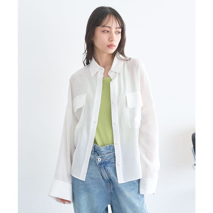 Wポケットシャツ | earth music&ecology  | 詳細画像15 