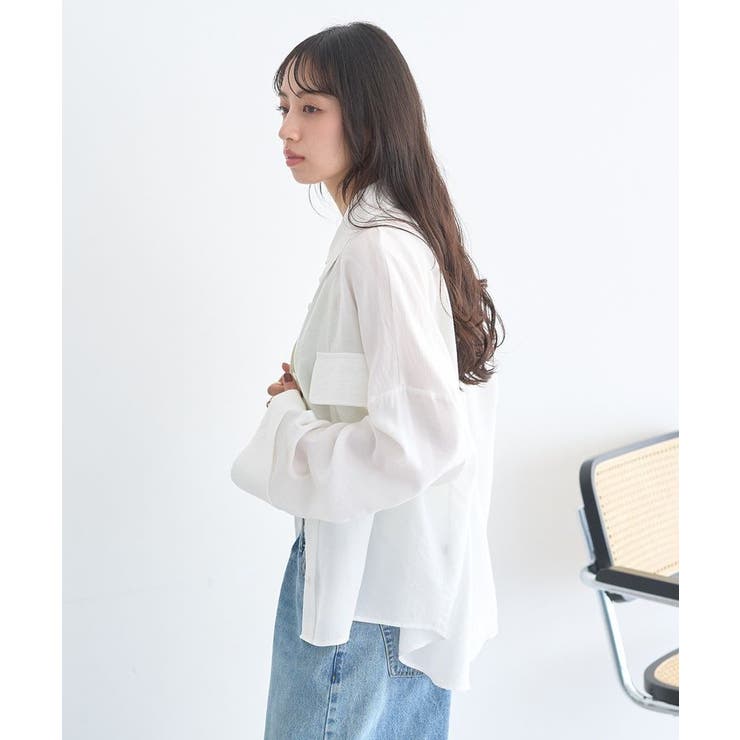 Wポケットシャツ | earth music&ecology  | 詳細画像16 