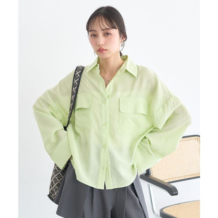 Wポケットシャツ | earth music&ecology  | 詳細画像23 