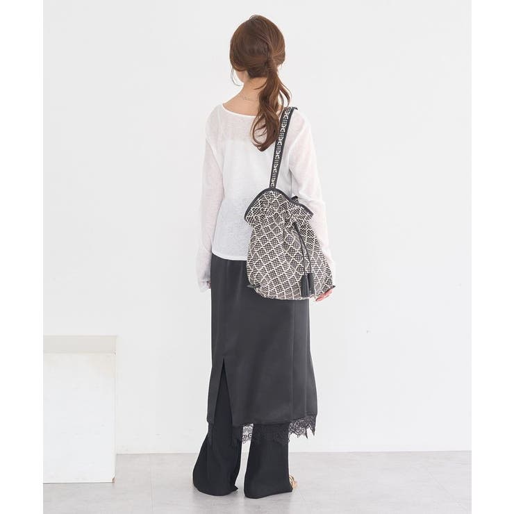 シアーワッフルタックボタントップス | earth music&ecology  | 詳細画像11 