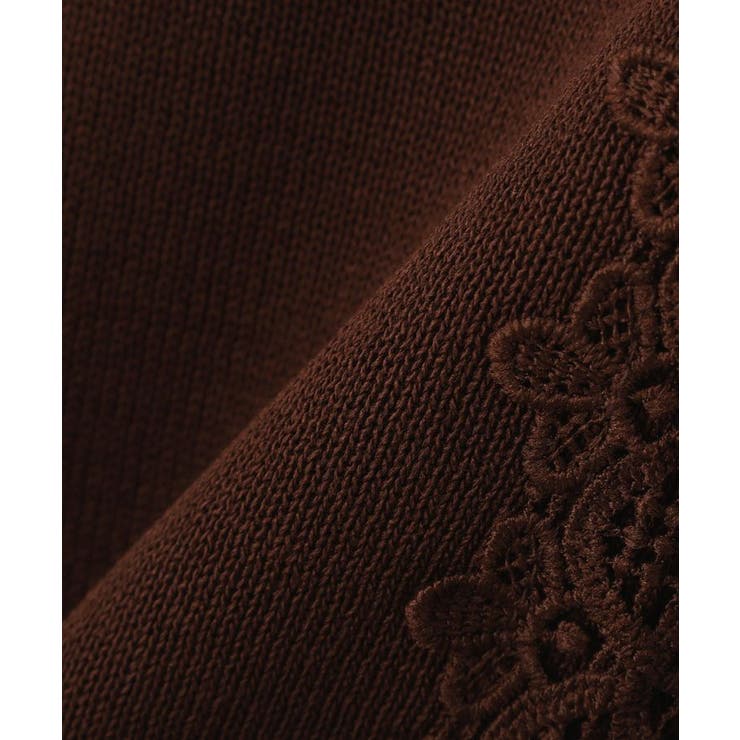 レーストリムシアーニットカーディガン | earth music&ecology  | 詳細画像25 