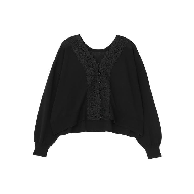 レーストリムシアーニットカーディガン | earth music&ecology  | 詳細画像28 