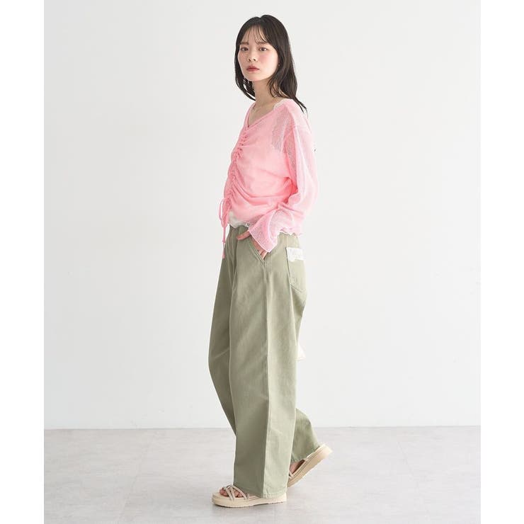 フロントドロストシアープルオーバー | earth music&ecology  | 詳細画像15 