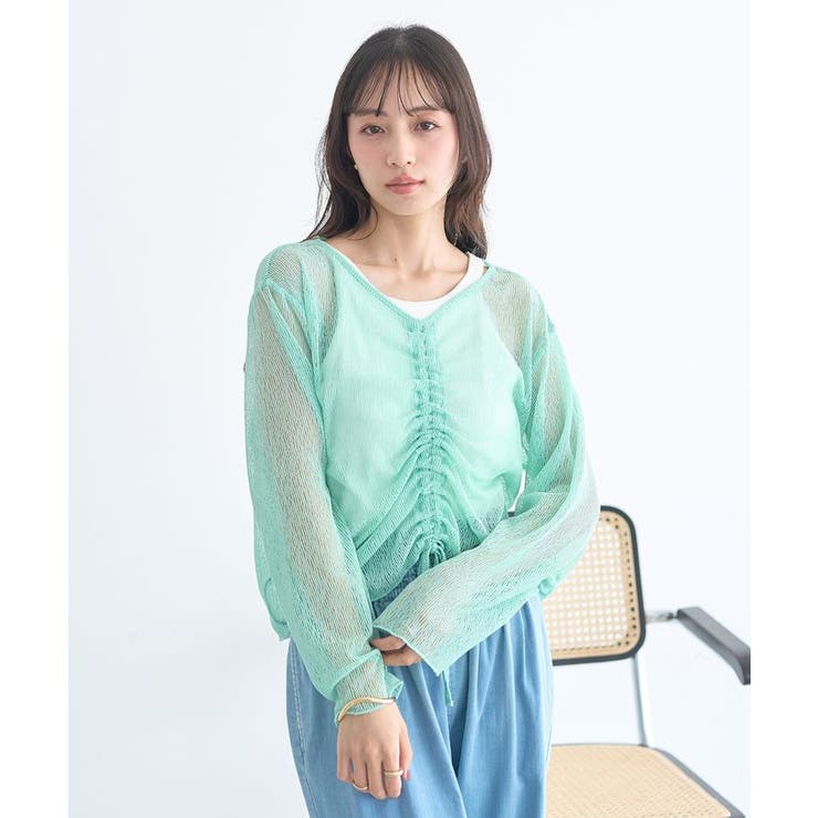 フロントドロストシアープルオーバー | earth music&ecology  | 詳細画像6 