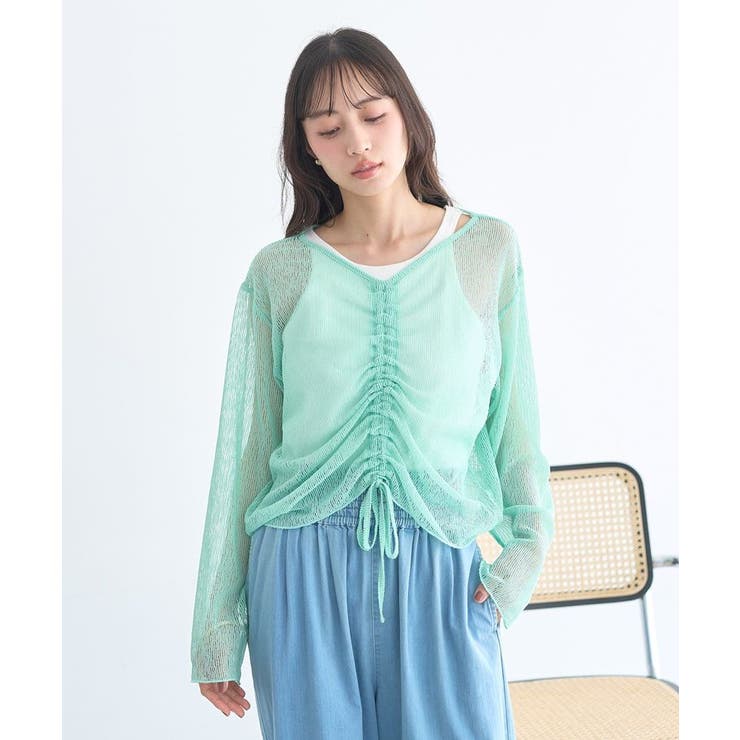 フロントドロストシアープルオーバー | earth music&ecology  | 詳細画像7 