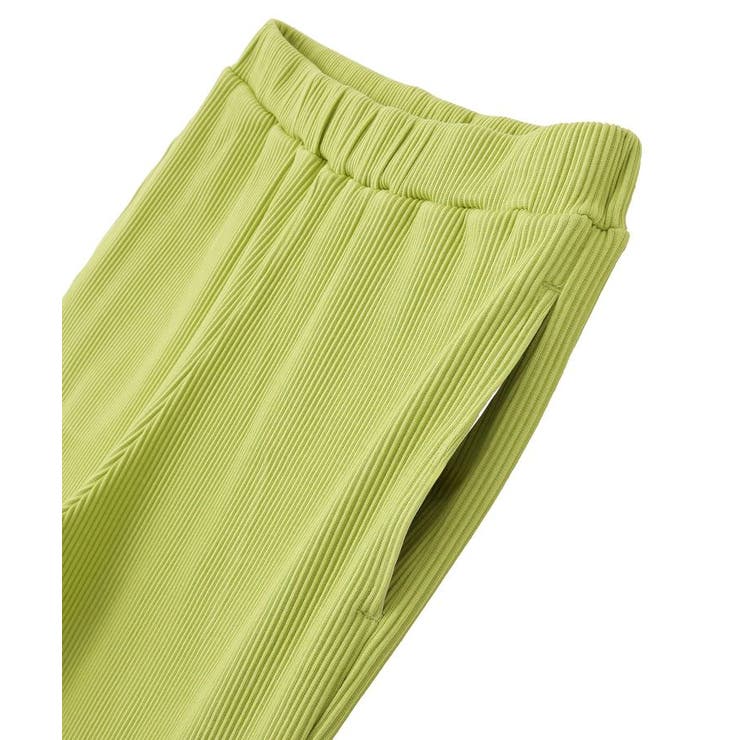 セルフカットリブフレアパンツ | earth music&ecology  | 詳細画像32 