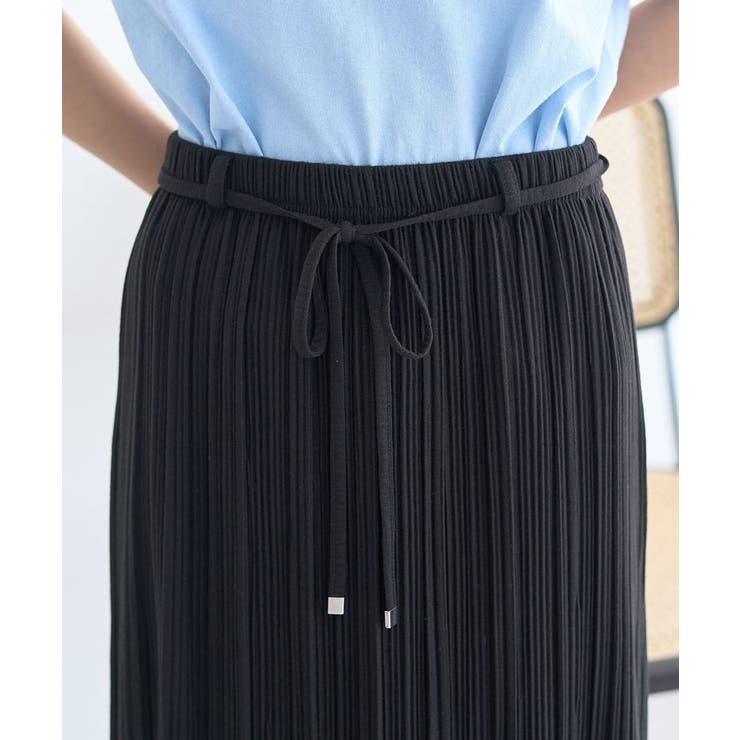 プリーツレイヤードライクスカート | earth music&ecology  | 詳細画像14 