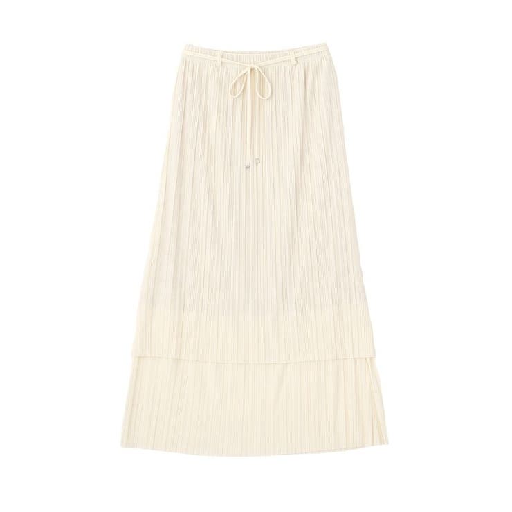プリーツレイヤードライクスカート | earth music&ecology  | 詳細画像24 