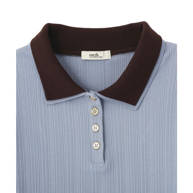 ダブル衿ペプラムプルオーバー | earth music&ecology  | 詳細画像24 