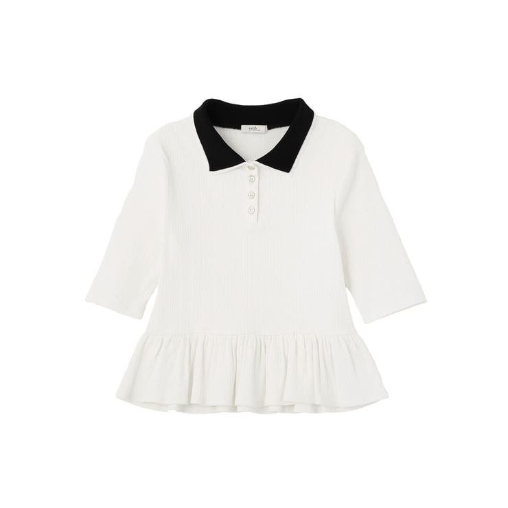 ダブル衿ペプラムプルオーバー | earth music&ecology  | 詳細画像30 