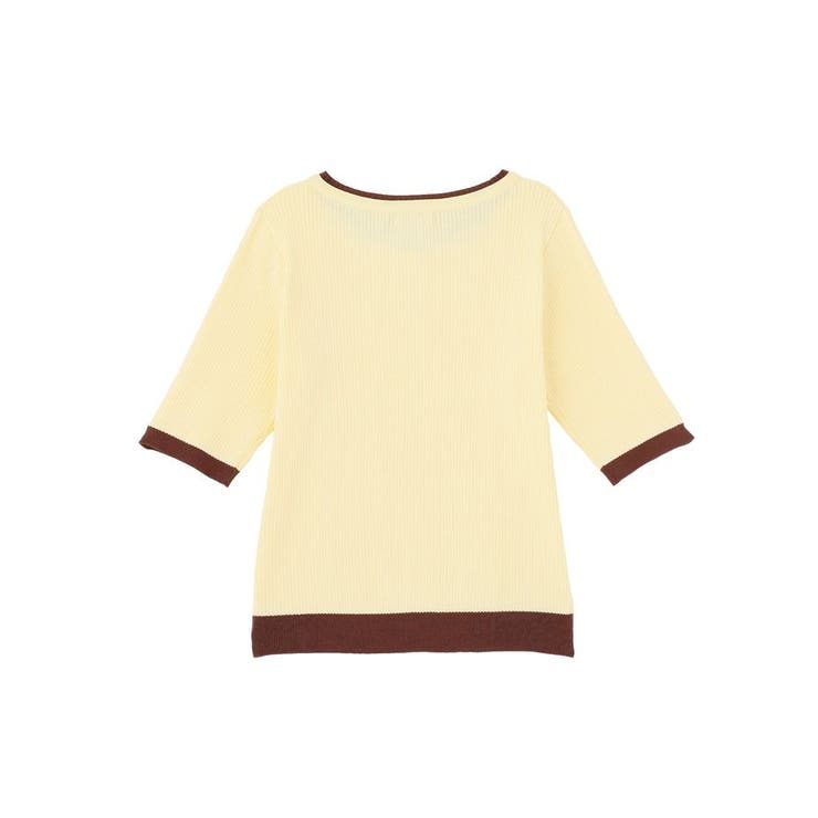 ヘンリーネック半袖ニットプルオーバー | earth music&ecology  | 詳細画像31 