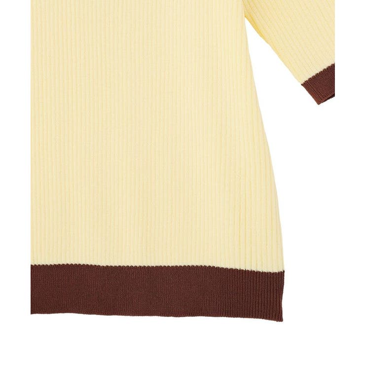 ヘンリーネック半袖ニットプルオーバー | earth music&ecology  | 詳細画像34 