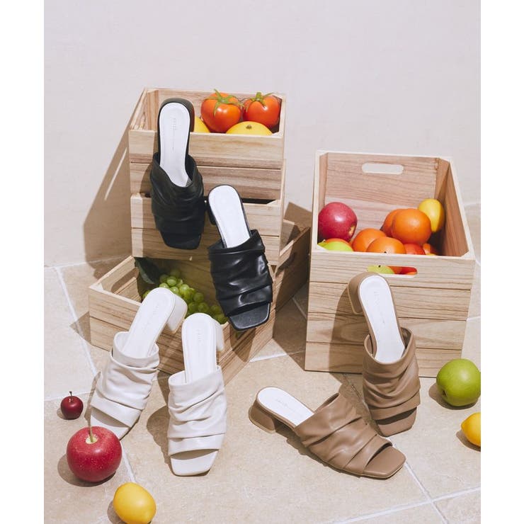 ソフトギャザーミュール | earth music&ecology  | 詳細画像1 