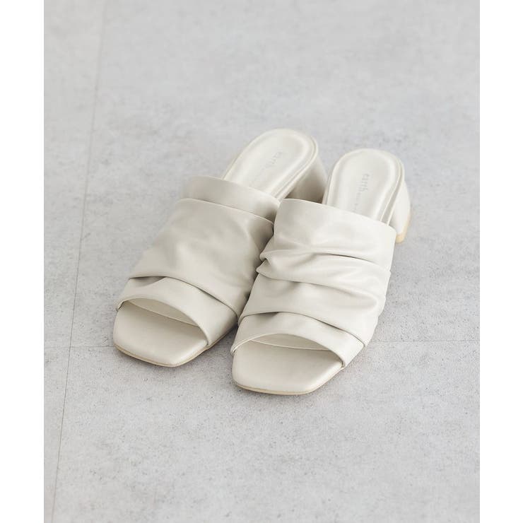 アイボリー | ソフトギャザーミュール | earth music&ecology 