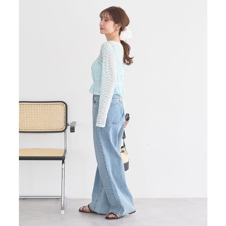 SET2点カットレースプルオーバー＋ビスチェ | earth music&ecology  | 詳細画像11 