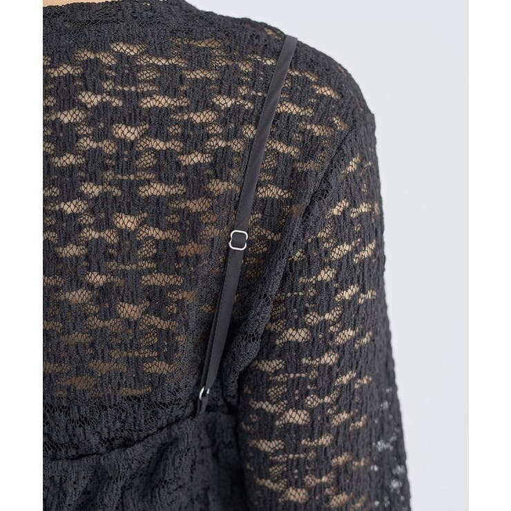 SET2点カットレースプルオーバー＋ビスチェ | earth music&ecology  | 詳細画像19 