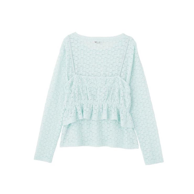 SET2点カットレースプルオーバー＋ビスチェ | earth music&ecology  | 詳細画像21 