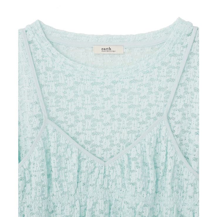 SET2点カットレースプルオーバー＋ビスチェ | earth music&ecology  | 詳細画像22 