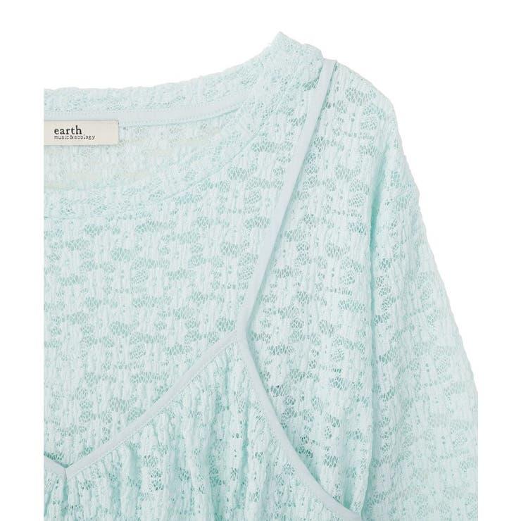 SET2点カットレースプルオーバー＋ビスチェ | earth music&ecology  | 詳細画像23 