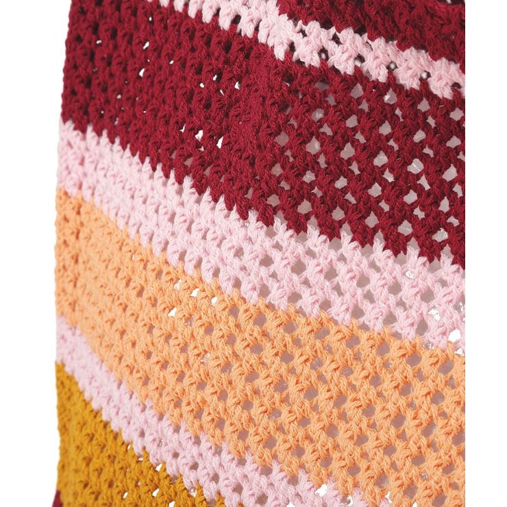 マルチボーダーニットバッグ | earth music&ecology  | 詳細画像11 