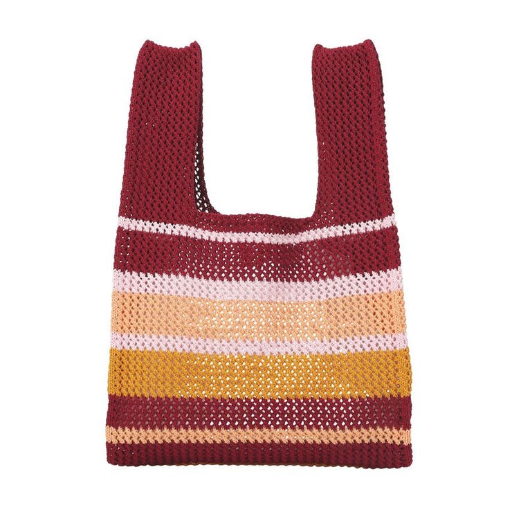 マルチボーダーニットバッグ | earth music&ecology  | 詳細画像12 