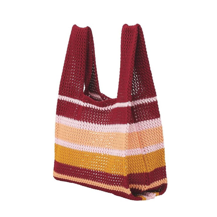 マルチボーダーニットバッグ | earth music&ecology  | 詳細画像4 