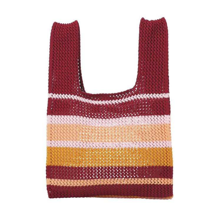 マルチボーダーニットバッグ | earth music&ecology  | 詳細画像6 