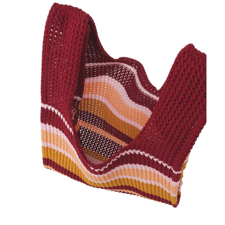 マルチボーダーニットバッグ | earth music&ecology  | 詳細画像7 