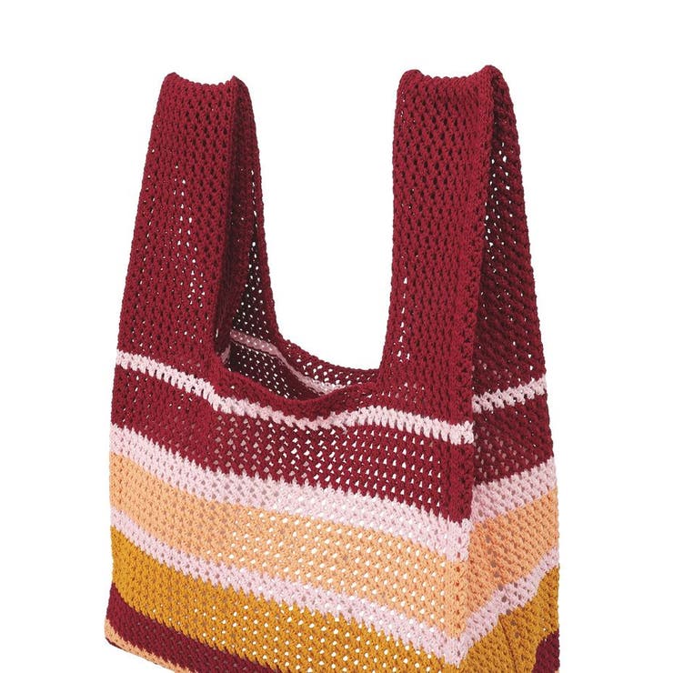 マルチボーダーニットバッグ | earth music&ecology  | 詳細画像9 